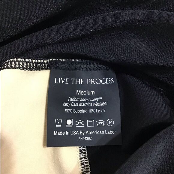 Live The Process Moyen Geometric Cropped Performance Luxury High Waist Legging - Picture 5 of 7